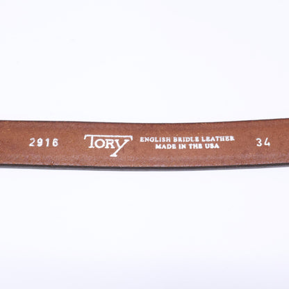 TORY LEATHER トリーレザー 2916 3-PIECE シルバーバックル レザー ベルト
