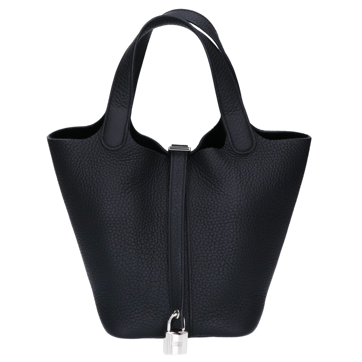 HERMES エルメス 美品 K刻印 トゴ ピコタンロックPM(18) ハンドバッグ