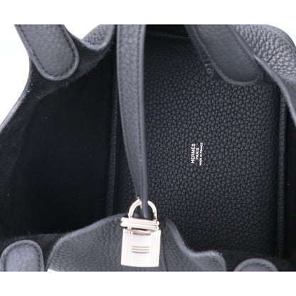 HERMES エルメス 美品 K刻印 トゴ ピコタンロックPM(18) ハンドバッグ
