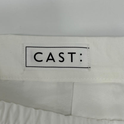 CAST: キャストコロン N5S07719 26SS ホワイト はっ水 タックスカート スカート