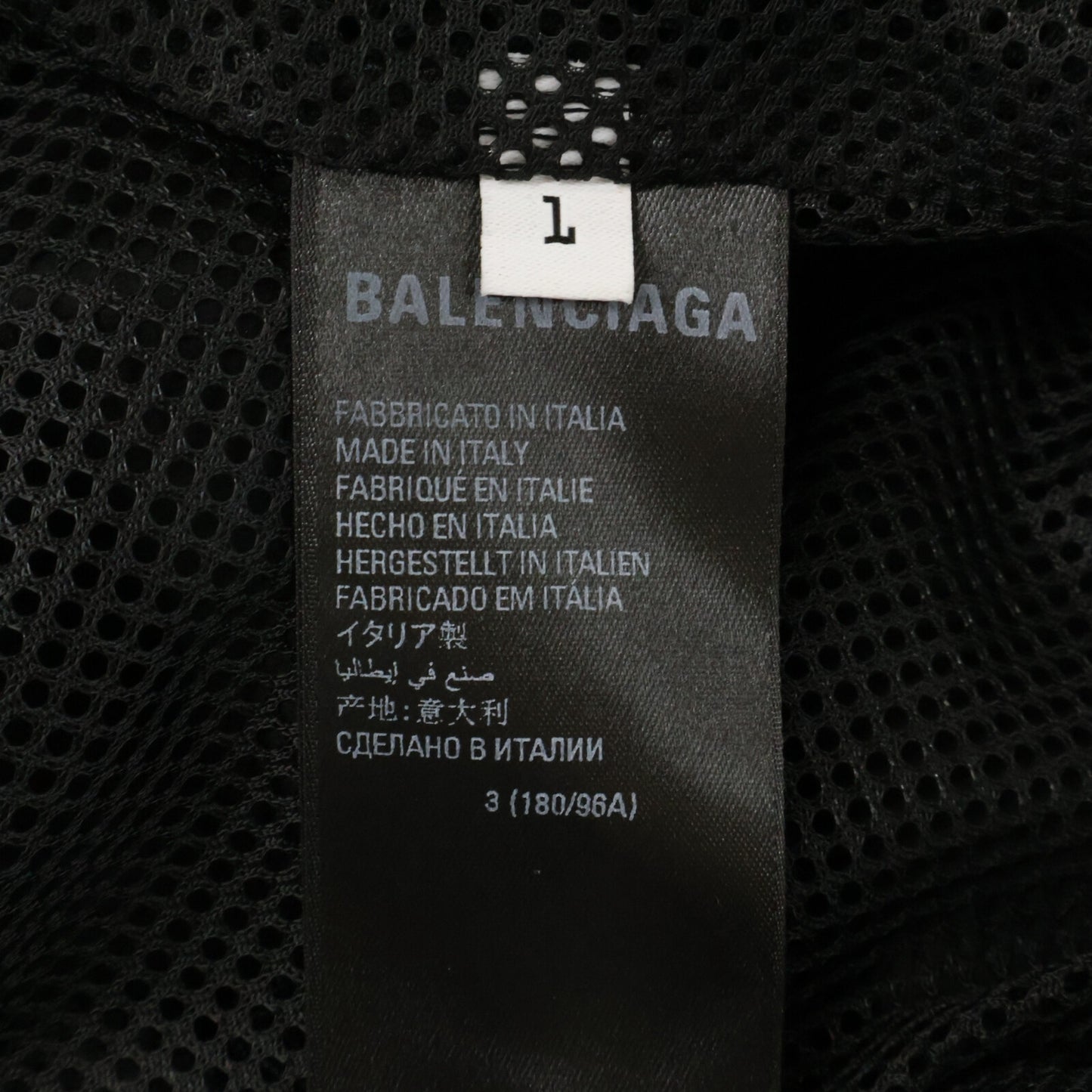 BALENCIAGA バレンシアガ 【美品/国内正規】697771 3B SPORTS ICON TRACKSUIT ラムレザー ジャケット ジャケット