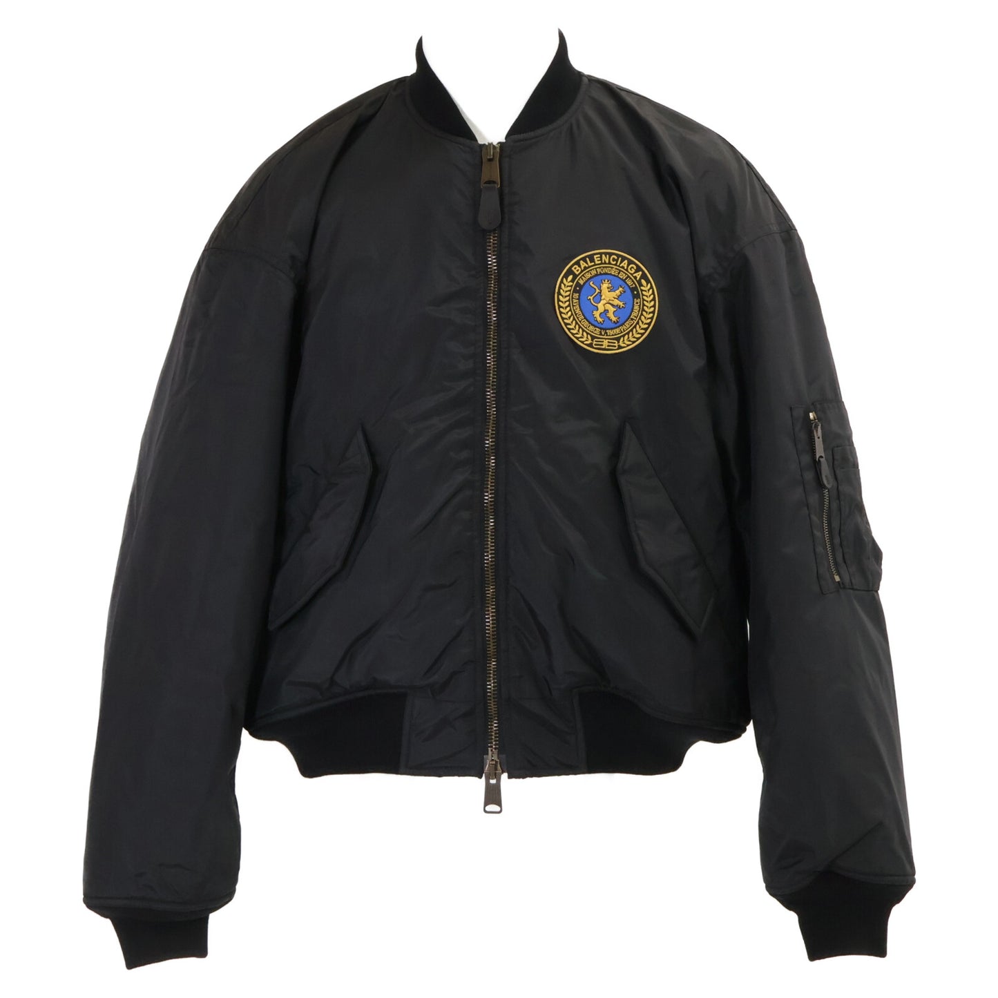 BALENCIAGA バレンシアガ 【美品/国内正規/25年製】839101 Large Fit Bomber Jacket ラージフィット ボンバージャケット ジャケット