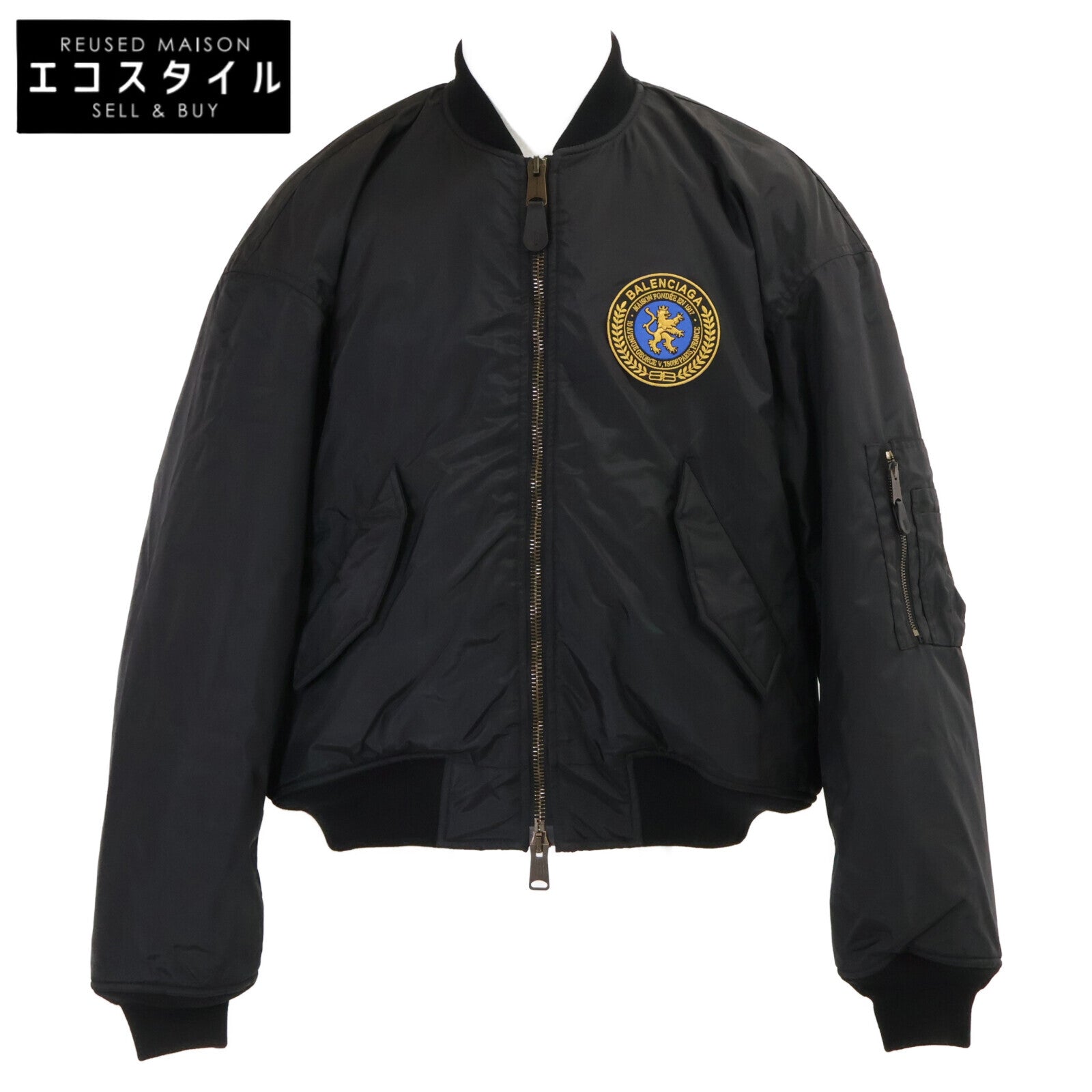BALENCIAGA バレンシアガ 【美品/国内正規/25年製】839101 Large Fit Bomber Jacket ラージフィット ボンバージャケット ジャケット