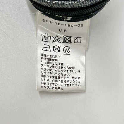 GANNI ガニー ブラック BC.A 6490 フラワー しわ加工サテンマキシスカート スカート