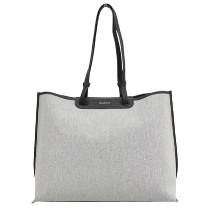 FEEL AND TASTE フィールアンドテイスト 美品 TRAVA キャンバス トート バッグ レディース ブラック トートバッグ