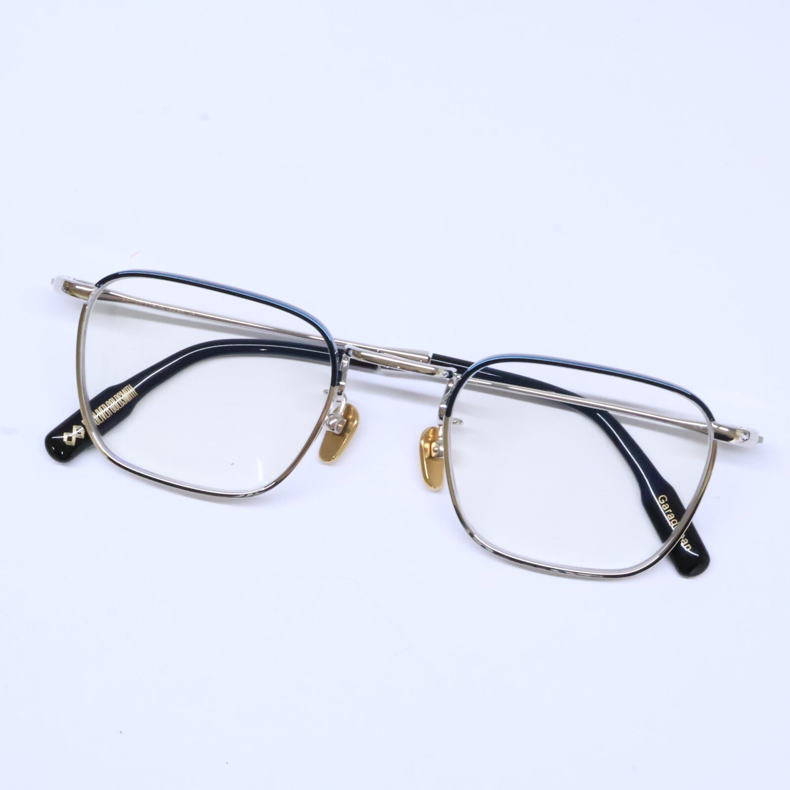 OG×OLIVER GOLDSMITH オージー・バイ・オリバー・ゴールドスミス Garageman Col.014-2 ガレージマン 度入りレンズ スクエアシェイプ アイウェア 眼鏡
