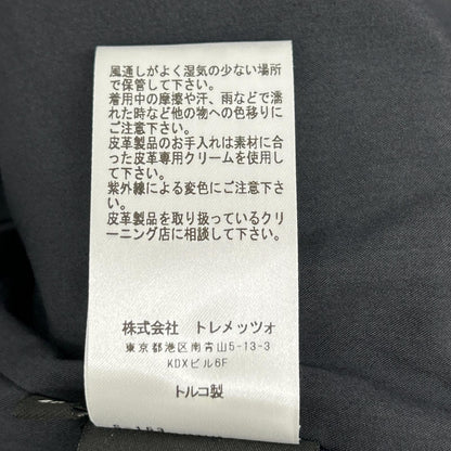 ARMA アーマ ブラック ゴートスエード レーヨン RAFFI テーラード ジャケット ジャケット