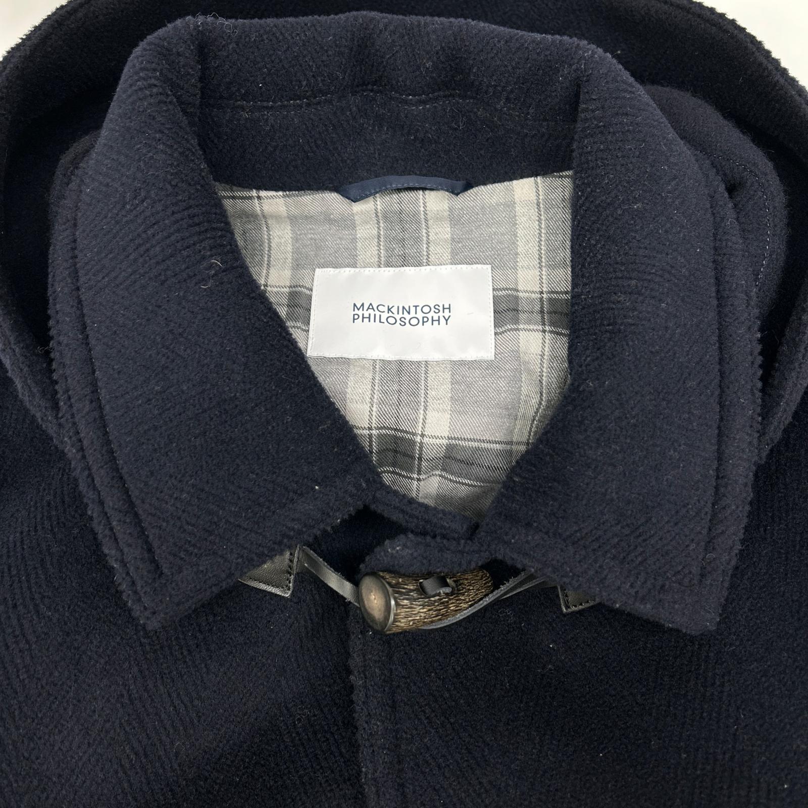 MACKINTOSH PHILOSOPHY マッキントッシュフィロソフィー 24年 H1C82-430-29 ネイビー カットパイル BEEFORD ダッフルコート コート