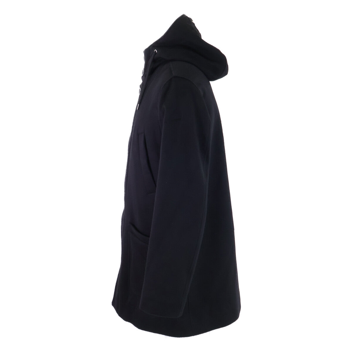 HERNO ヘルノ 【新品同様/国内正規】PA000107U ウォーターレペレントカシミアフランネルソリッドパデッドフーディー コート