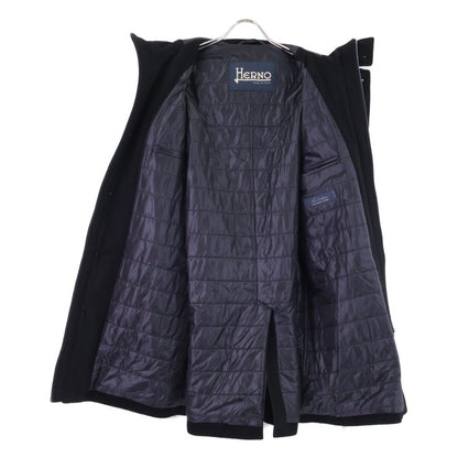 HERNO ヘルノ 【新品同様/国内正規】PA000107U ウォーターレペレントカシミアフランネルソリッドパデッドフーディー コート