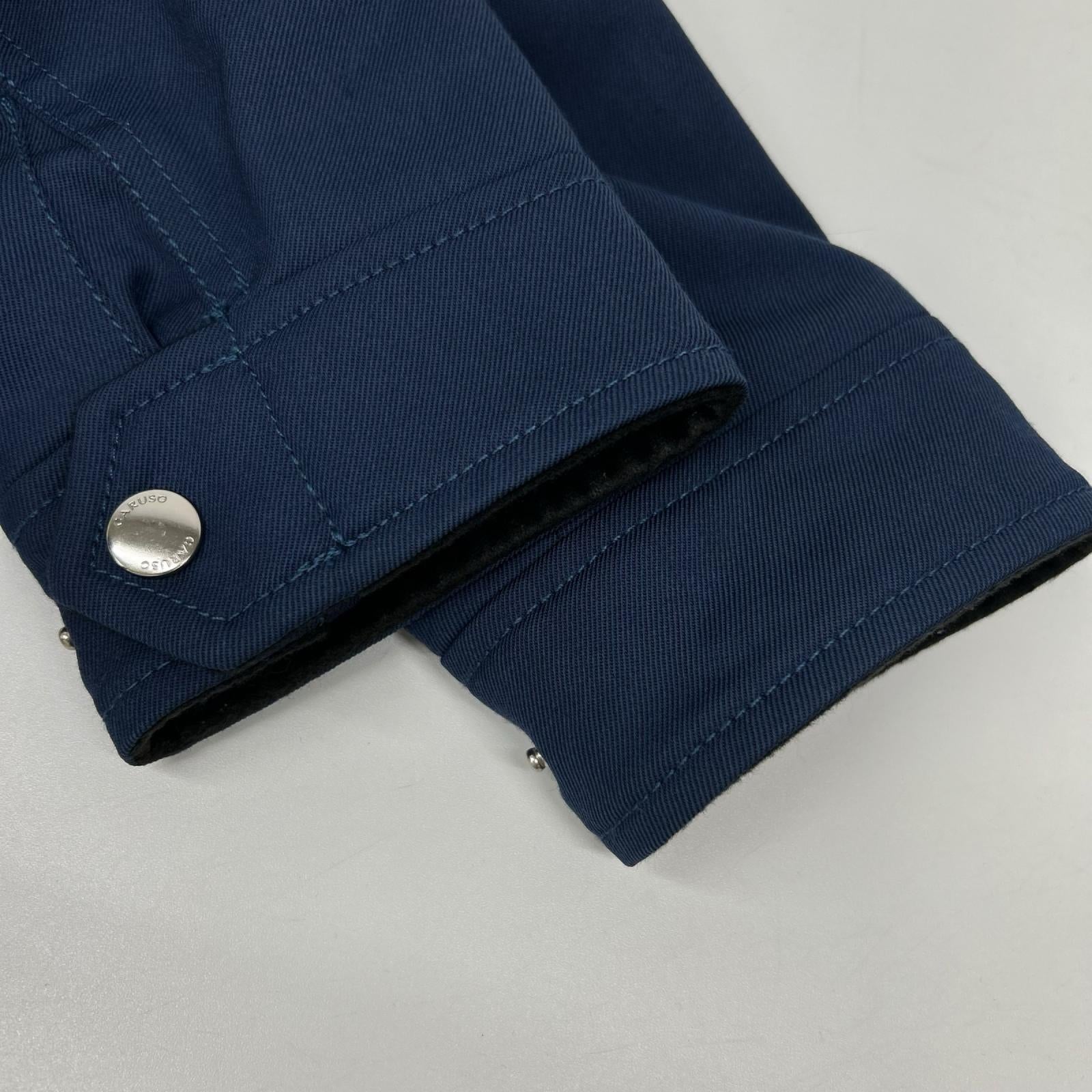 CARUSO カルーゾ M003M ブルー フィールドジャケット ジャケット