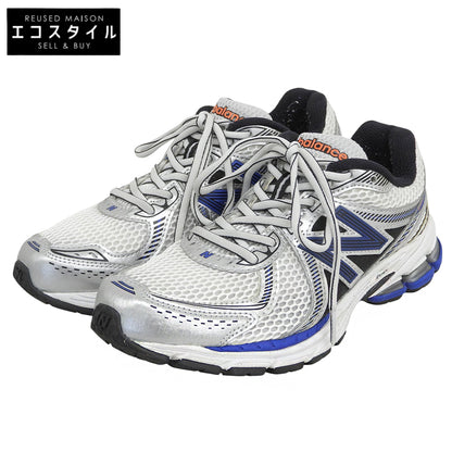NEW BALANCE ニューバランス パフォーマンス ランニング シューズ スニーカー レディース ホワイト×ブルー 25cm ML860XB シューズ