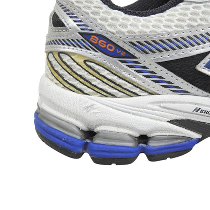 NEW BALANCE ニューバランス パフォーマンス ランニング シューズ スニーカー レディース ホワイト×ブルー 25cm ML860XB シューズ