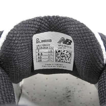 NEW BALANCE ニューバランス パフォーマンス ランニング シューズ スニーカー レディース ホワイト×ブルー 25cm ML860XB シューズ