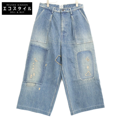 KAPITAL キャピタル 【美品】K2504LP182 14ozデニム ファティーグバギーパンツ ボトムス