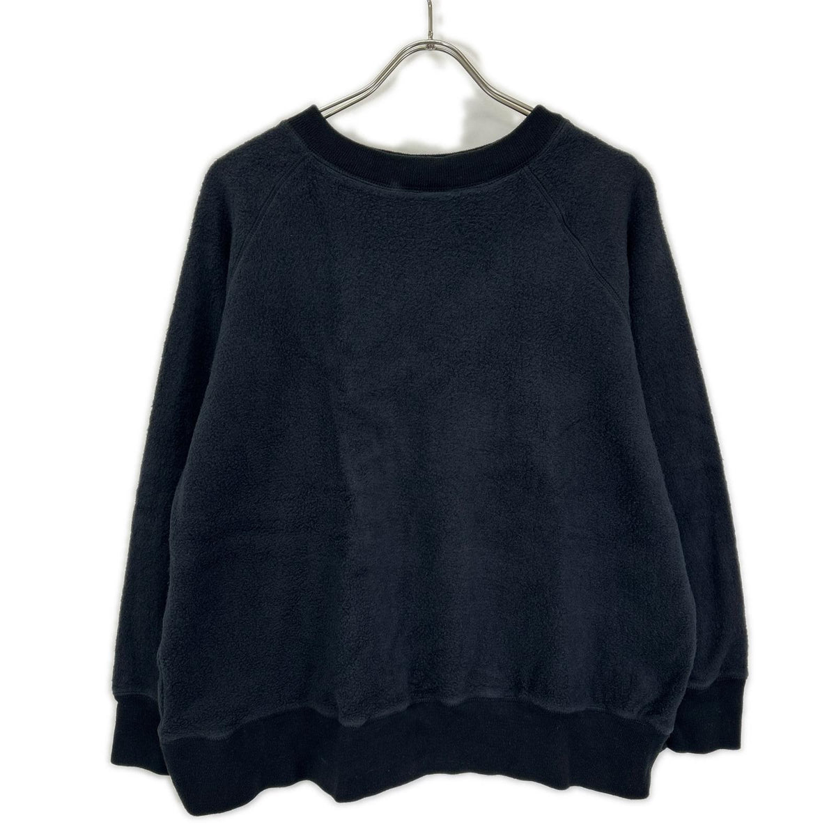 OUTIL ウティ Navy MAILLE LEE Fleece Sweatshirt Sweatshirt Tops