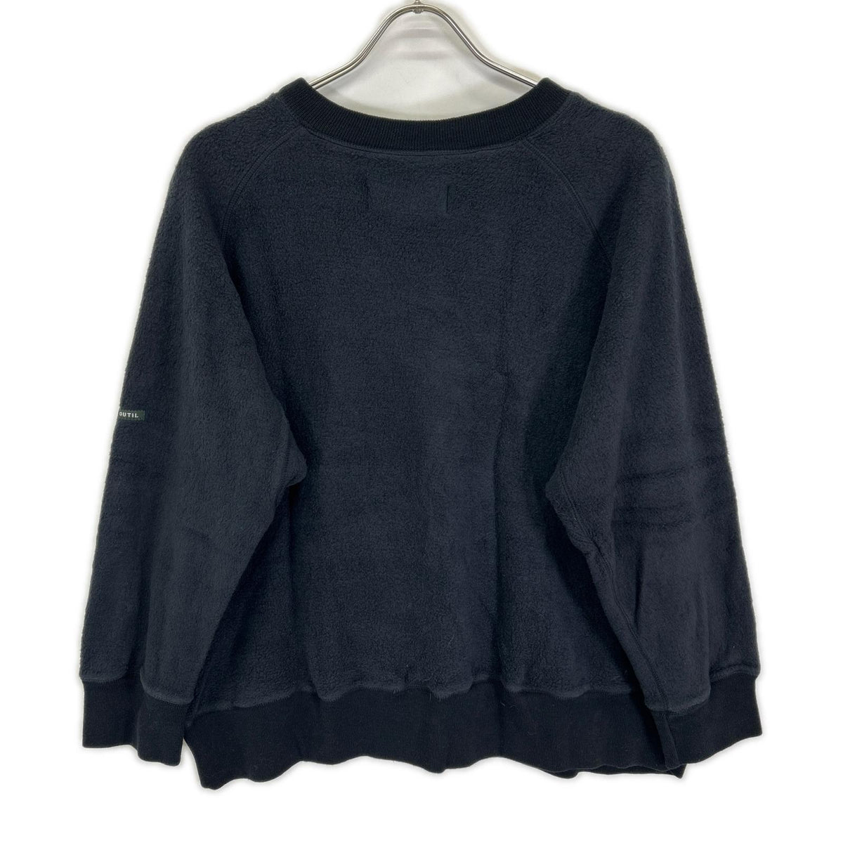 OUTIL ウティ Navy MAILLE LEE Fleece Sweatshirt Sweatshirt Tops