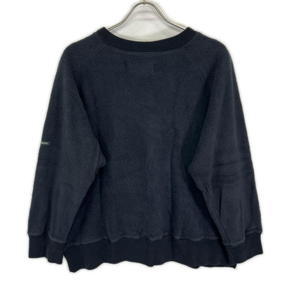 OUTIL ウティ Navy MAILLE LEE Fleece Sweatshirt Sweatshirt Tops