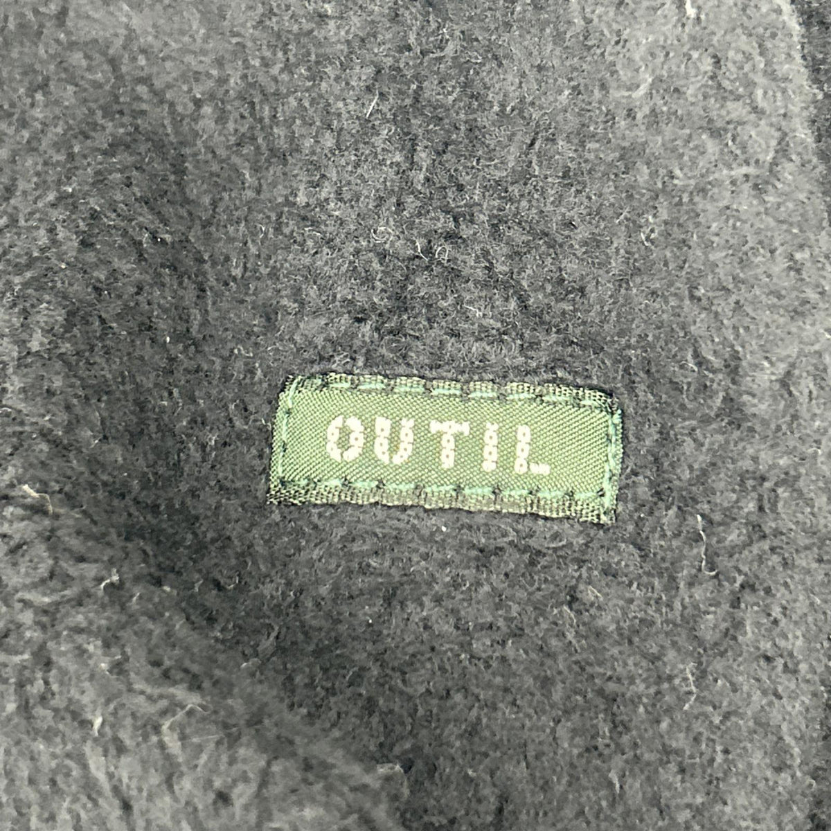 OUTIL ウティ Navy MAILLE LEE Fleece Sweatshirt Sweatshirt Tops