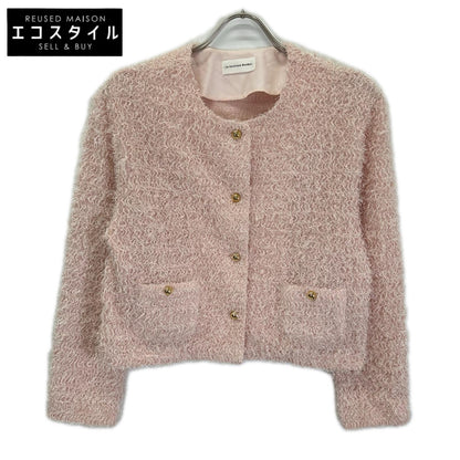 La boutique BonBon ラブティックボンボン LBZ1061106A0003 ピンク フェザーカットソージャケットカーデ ジャケット