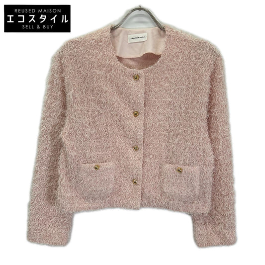 La boutique BonBon ラブティックボンボン LBZ1061106A0003 ピンク フェザーカットソージャケットカーデ ジャケット