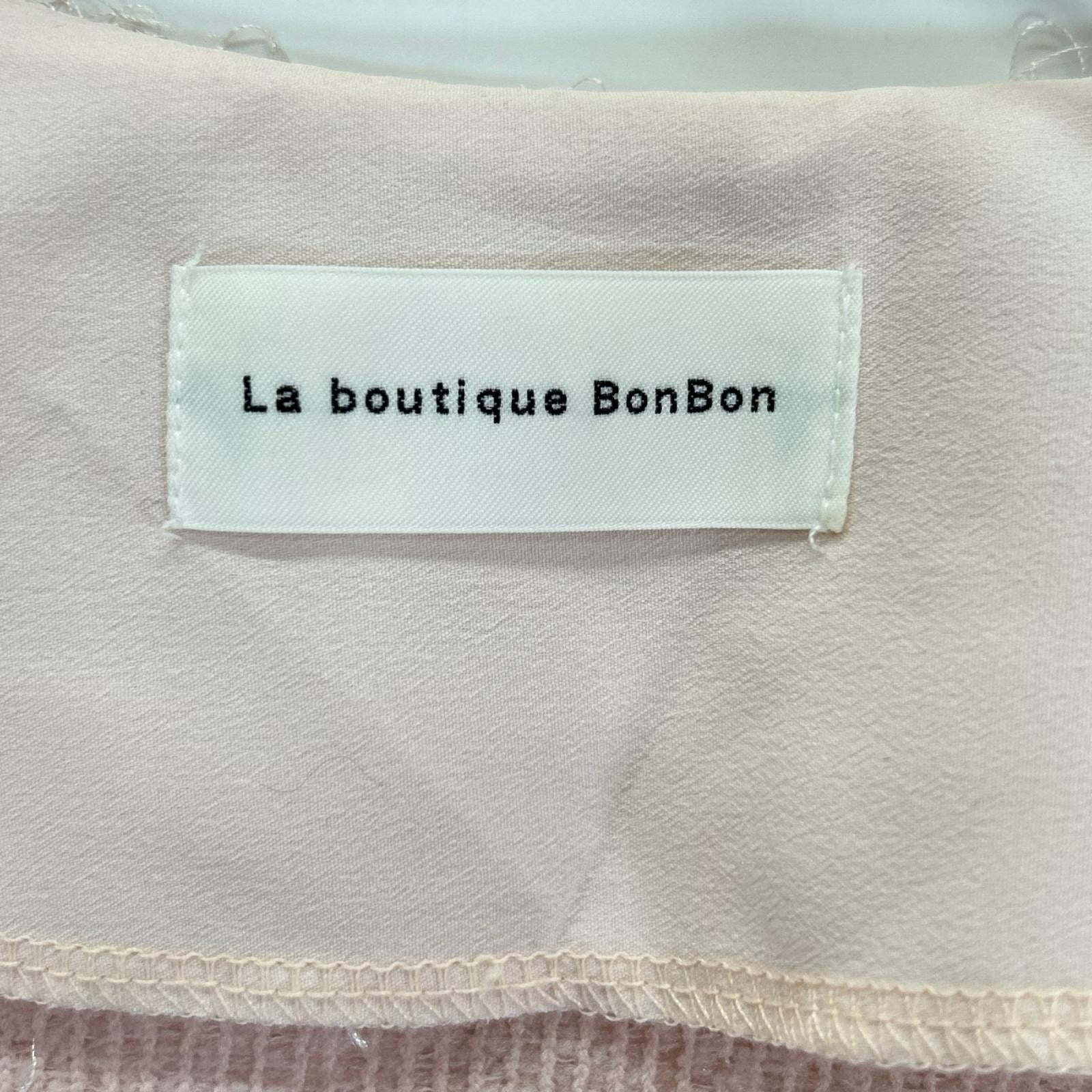 La boutique BonBon ラブティックボンボン LBZ1061106A0003 ピンク フェザーカットソージャケットカーデ ジャケット