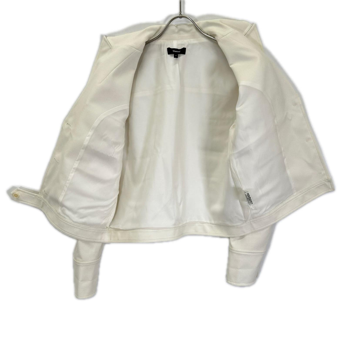 Theory セオリー 01-3404102-150-702 アイボリー Textured GAB BXY Military JKT ジャケット