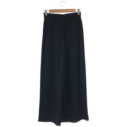 theory luxe セオリーリュクス 03-5206440-050-034 ブラック ゴムウエスト ワイドパンツ ボトムス