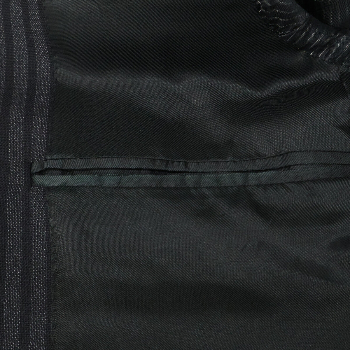 Dior HOMME ディオールオム 5HH1021831 チャコールグレー エディ期 05AW ストライプ シングル釦 ジャケット ジャケット