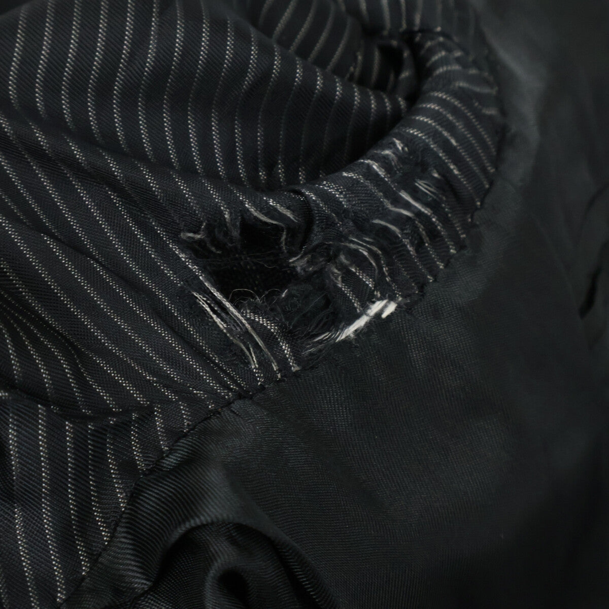 Dior HOMME ディオールオム 5HH1021831 チャコールグレー エディ期 05AW ストライプ シングル釦 ジャケット ジャケット