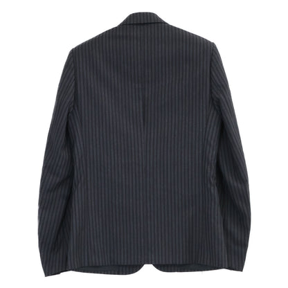 Dior HOMME ディオールオム 5HH1021831 チャコールグレー エディ期 05AW ストライプ シングル釦 ジャケット ジャケット