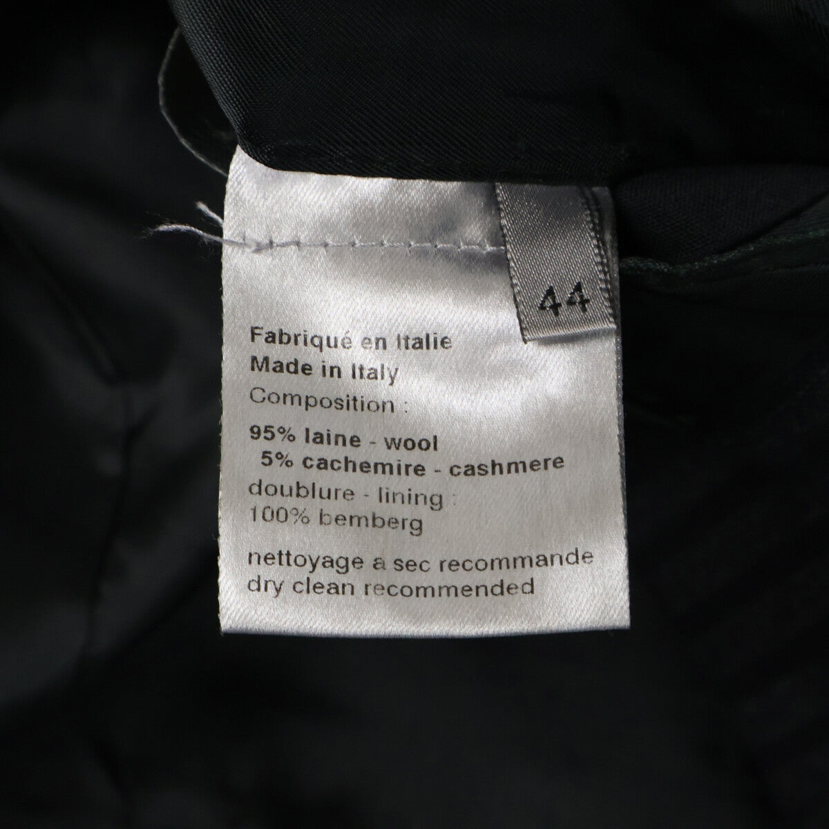 Dior HOMME ディオールオム 5HH1021831 チャコールグレー エディ期 05AW ストライプ シングル釦 ジャケット ジャケット