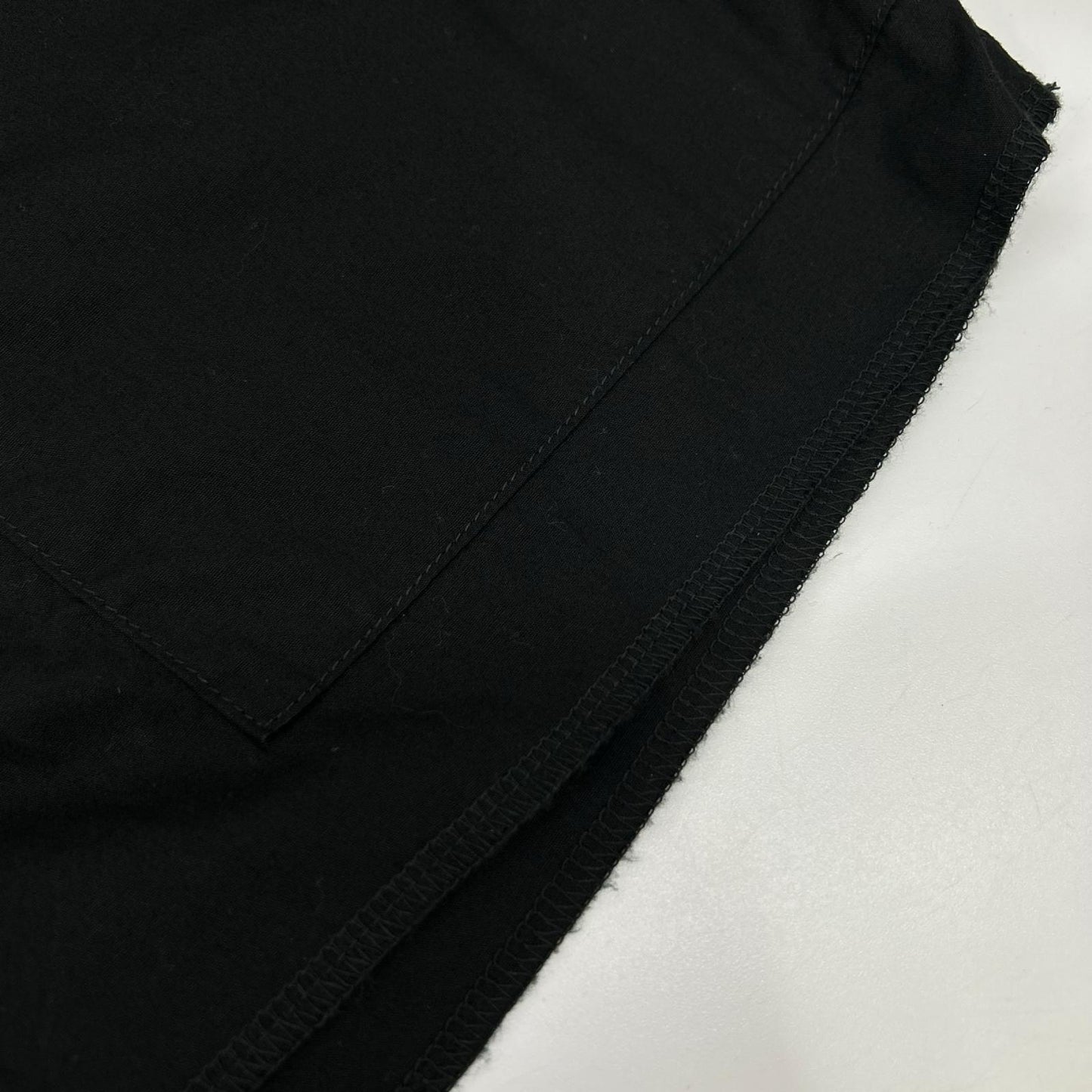 HYSTERIC GLAMOUR ヒステリックグラマー 01193AH07 ブラック LOGO PATCH 長袖オーバーシャツ トップス