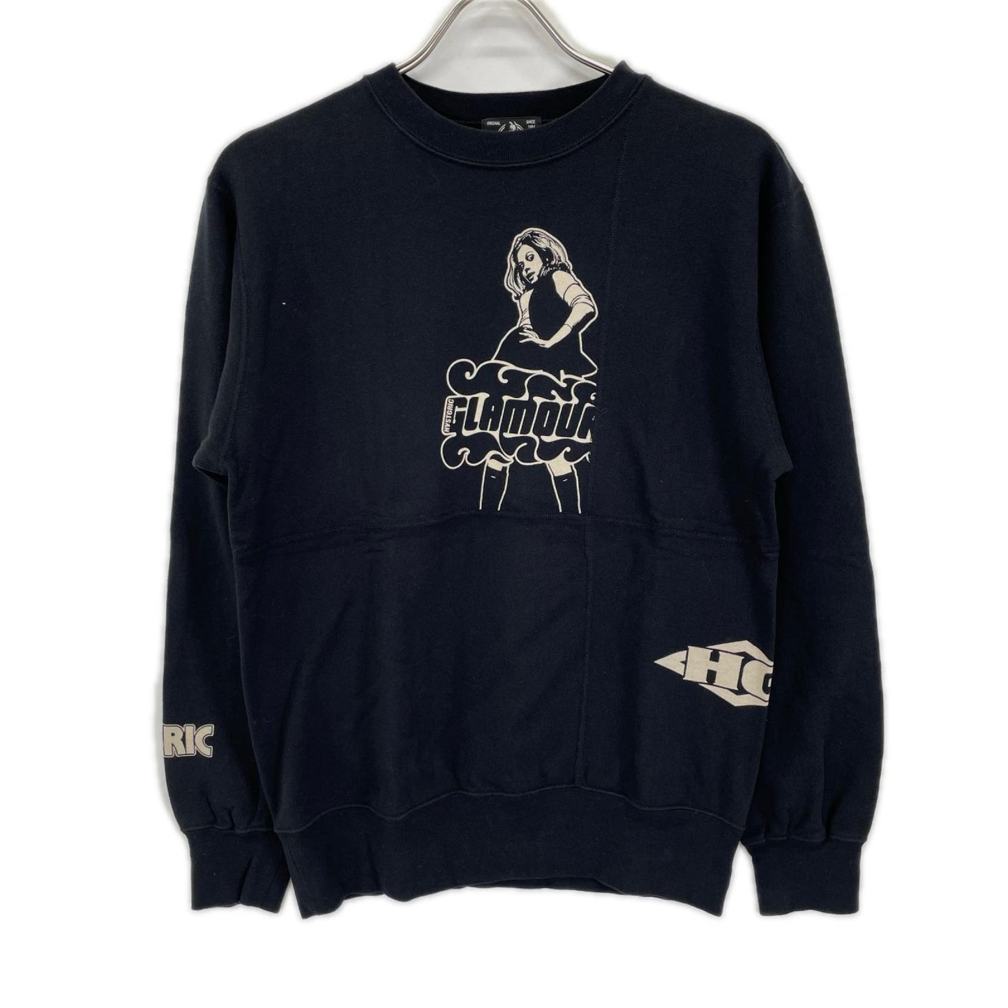 HYSTERIC GLAMOUR ヒステリックグラマー 02193CS01 19AW VIXEN SCRATCH プリント トレーナー トップス