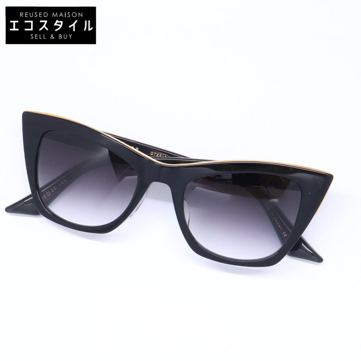 DITA ディータ DTX513-50-01AF BLK-GLD SHOWGOER ショーゴア キャッツアイ サングラス