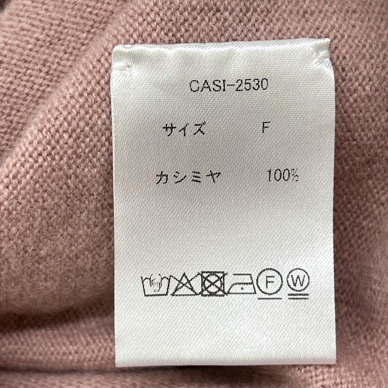 CASIMICO カシミコ CASI-2530 クレイピンク カシミヤ100 ニットセーター トップス