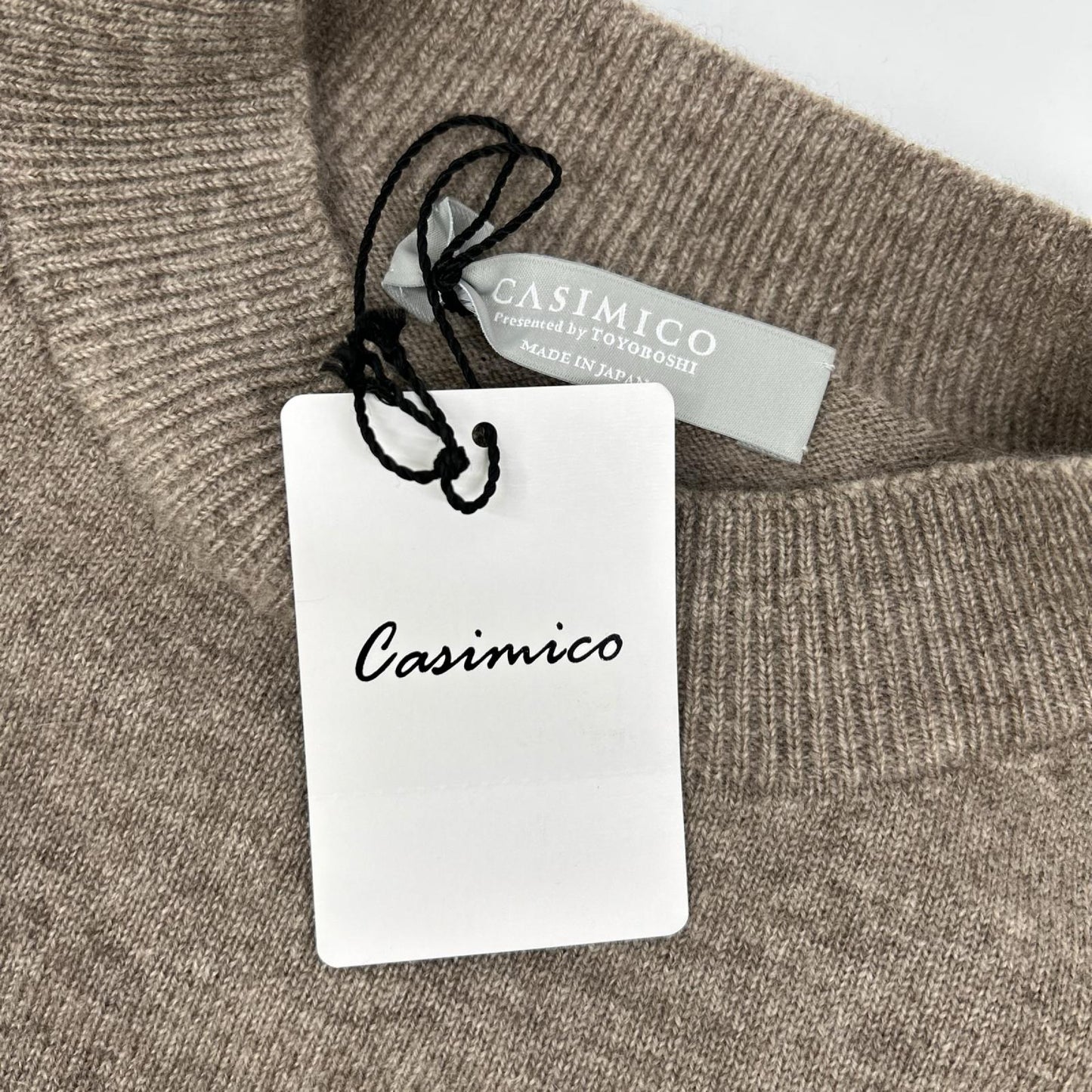 CASIMICO カシミコ CASI-2530 コルク カシミヤ ニットセーター トップス