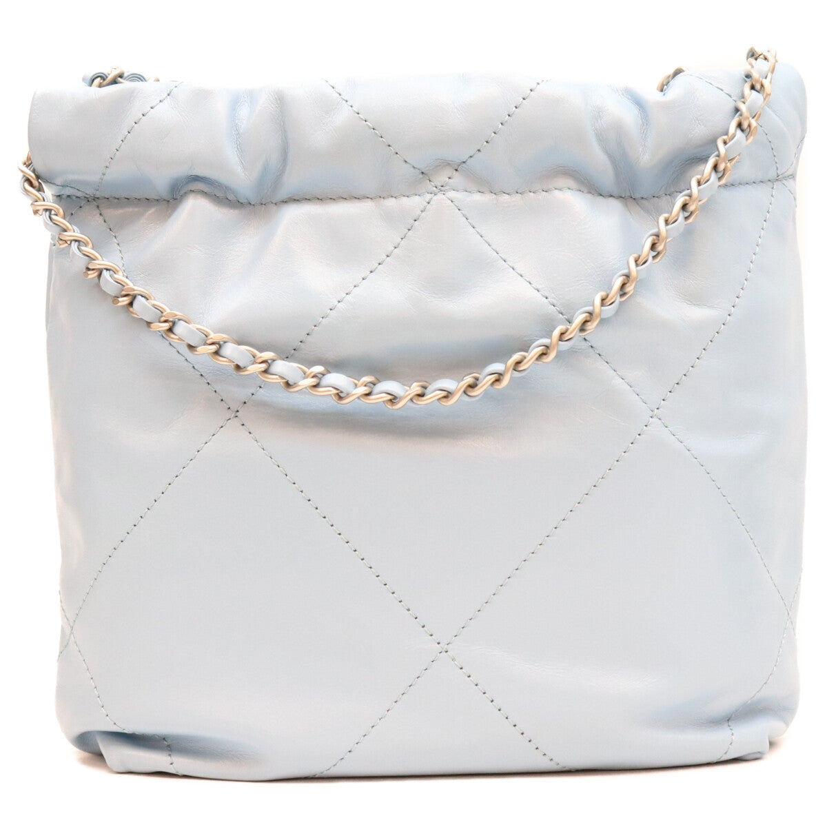 CHANEL シャネル AS3980 ライトブルー S金具 シャネル22ミニ チェーンショルダーバッグ ショルダーバッグ