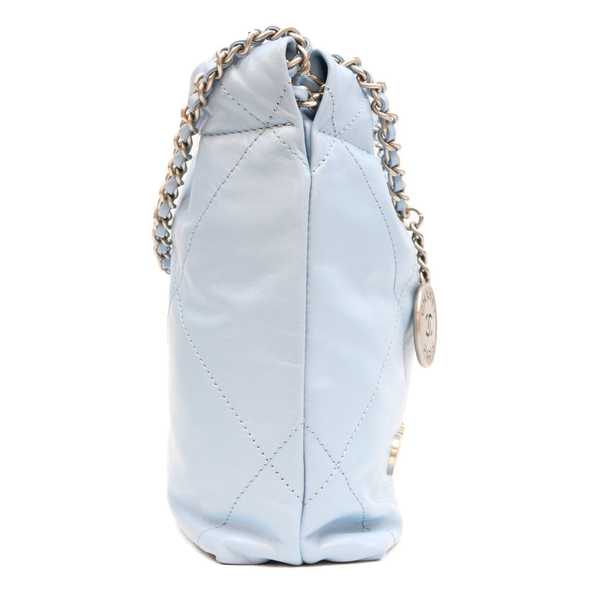 CHANEL シャネル AS3980 ライトブルー S金具 シャネル22ミニ チェーンショルダーバッグ ショルダーバッグ