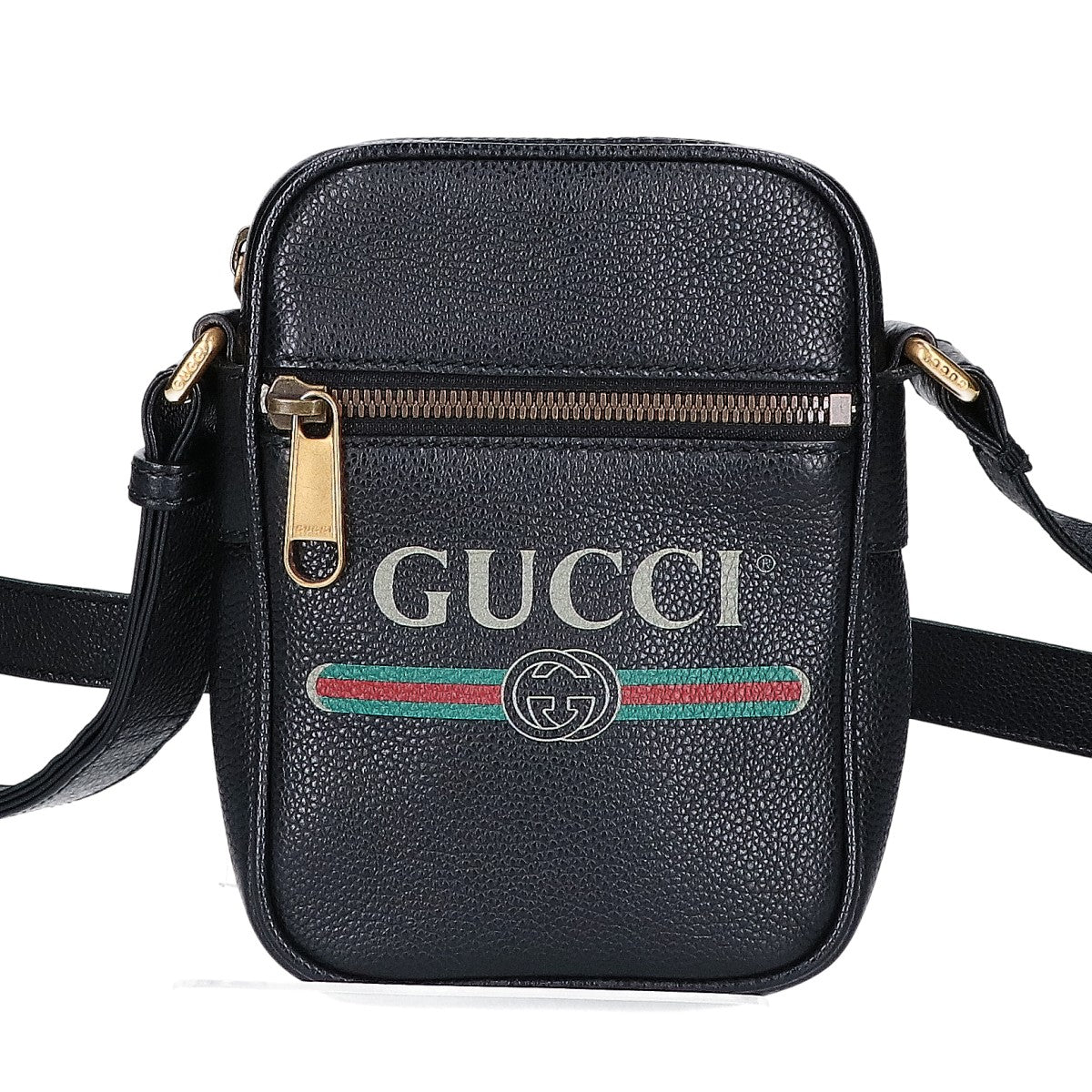 GUCCI グッチ 【美品】574803 ロゴプリント ショルダーバッグ