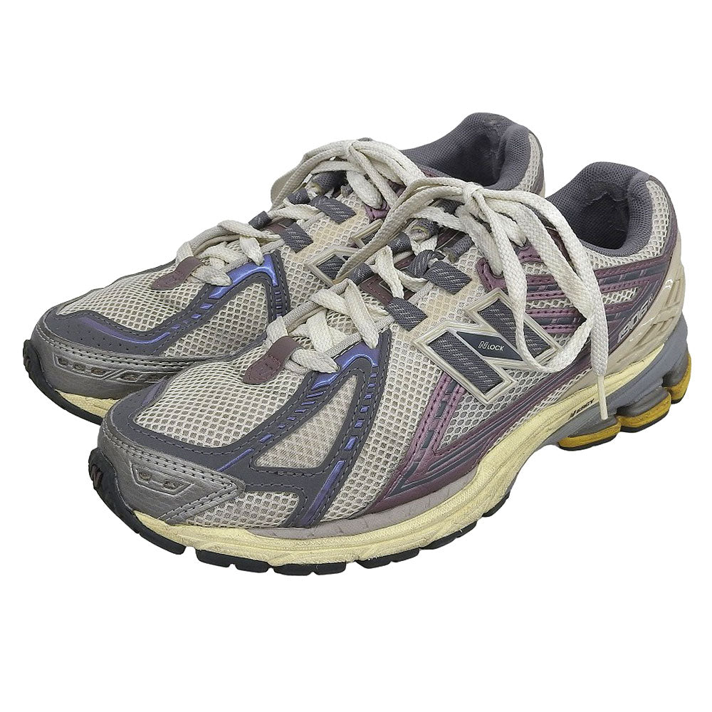 NEW BALANCE ニューバランス メッシュ ランニング シューズ スニーカー メンズ グレー×パープル 26cm M1906RRA シューズ