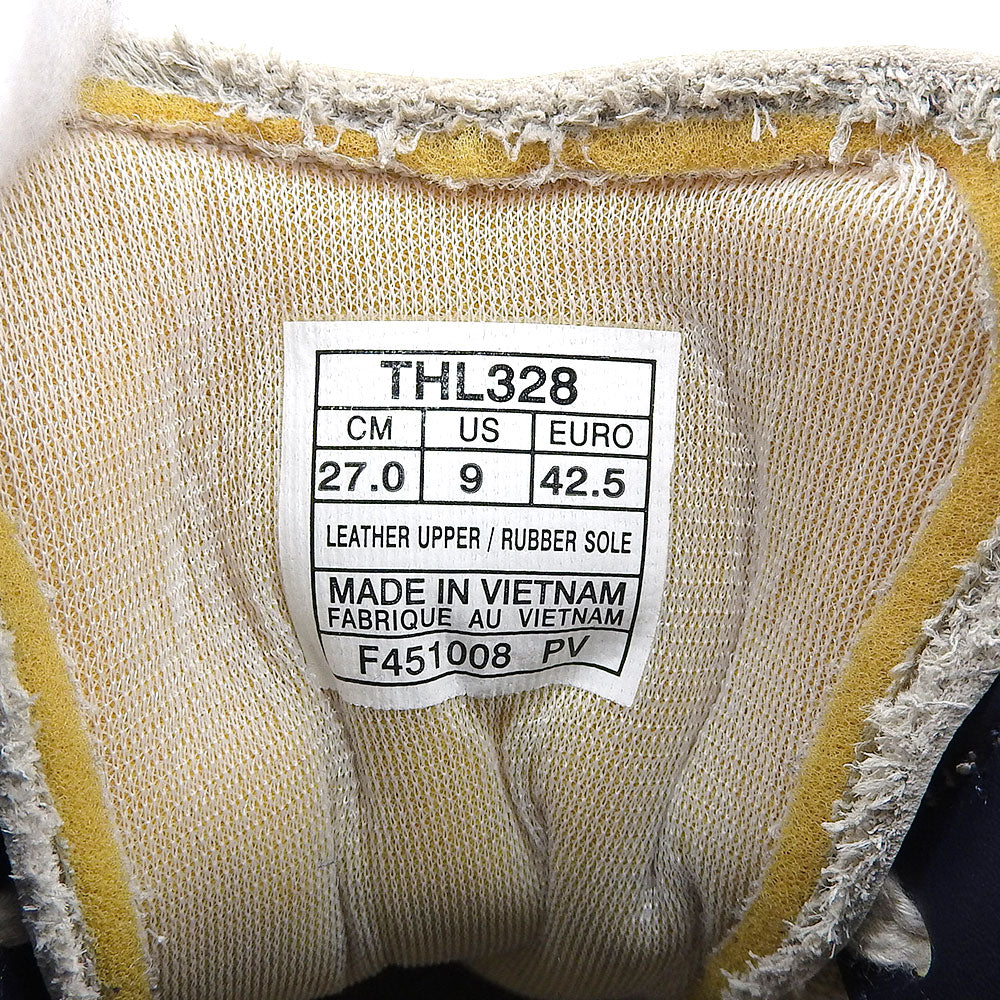 Onitsuka Taiger オニツカタイガー MEXICO MID RUNNER スニーカー シューズ メンズ ホワイト×ネイビー 27cm THL328 シューズ