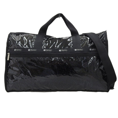 LESPORTSAC レスポートサック グリッター ラメ ボストンバッグ レディース 黒 ブラック ボストンバッグ