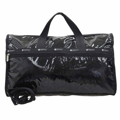 LESPORTSAC レスポートサック グリッター ラメ ボストンバッグ レディース 黒 ブラック ボストンバッグ