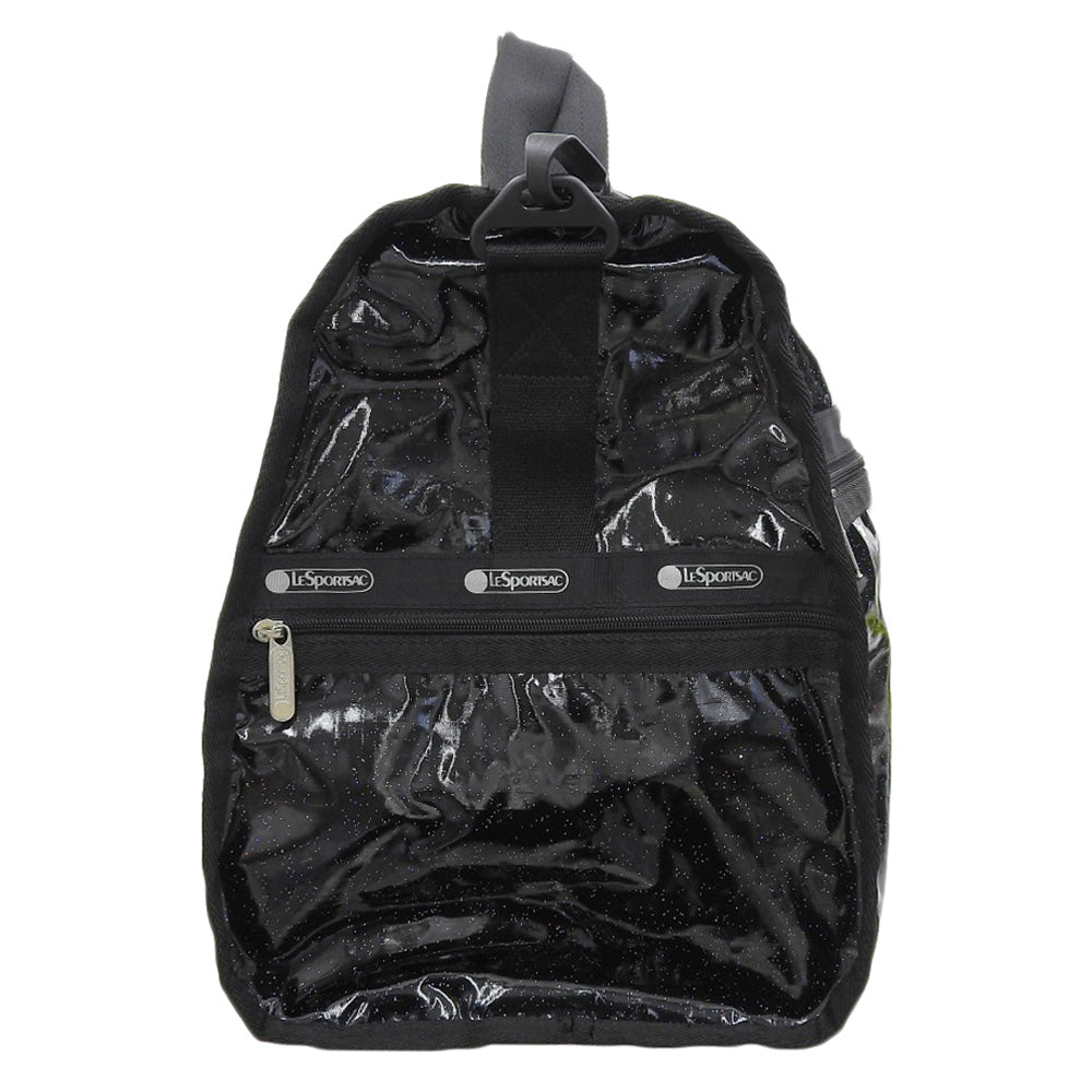 LESPORTSAC レスポートサック グリッター ラメ ボストンバッグ レディース 黒 ブラック ボストンバッグ