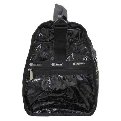 LESPORTSAC レスポートサック グリッター ラメ ボストンバッグ レディース 黒 ブラック ボストンバッグ