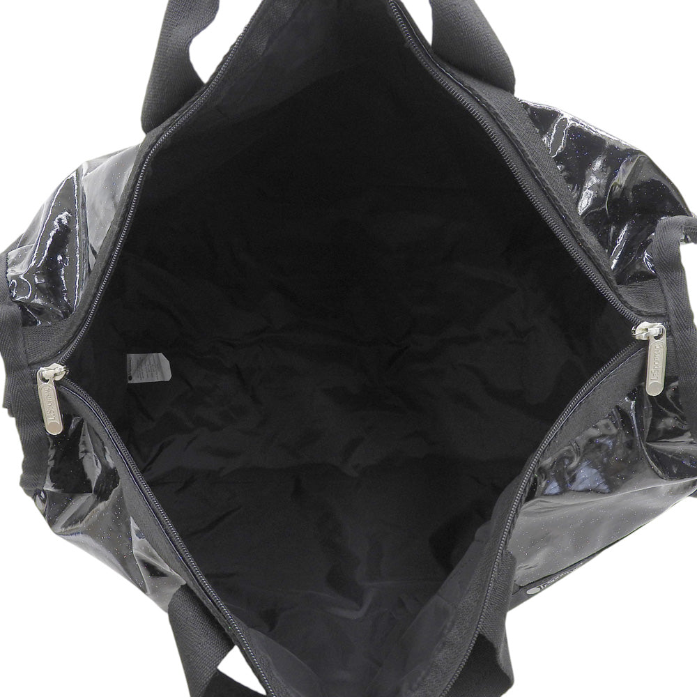LESPORTSAC レスポートサック グリッター ラメ ボストンバッグ レディース 黒 ブラック ボストンバッグ