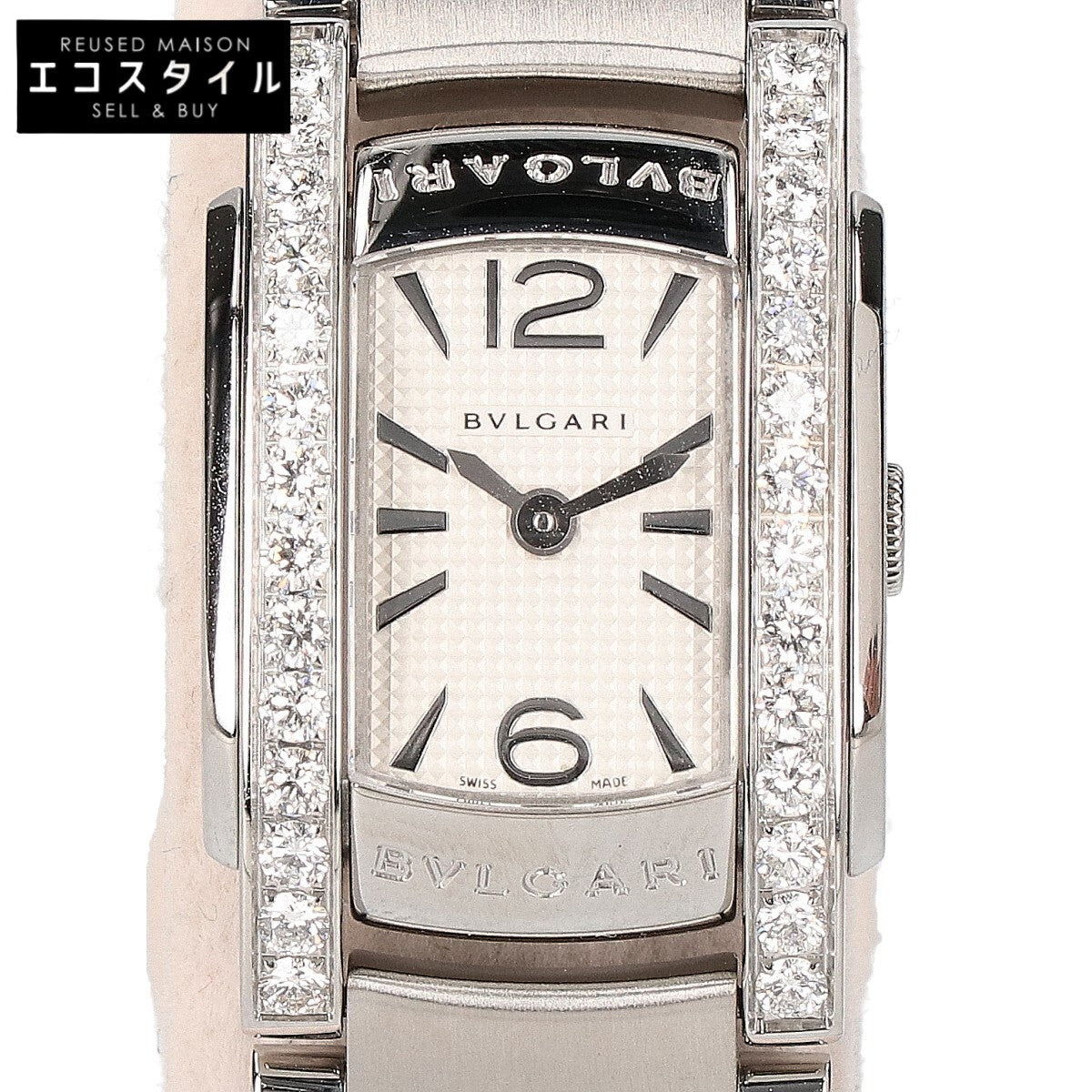 BVLGARI ブルガリ 新品仕上げ済み AA26C6SDS Ashoma D アショーマ ダイヤモンド クオーツ 腕時計
