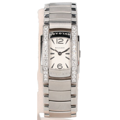 BVLGARI ブルガリ 新品仕上げ済み AA26C6SDS Ashoma D アショーマ ダイヤモンド クオーツ 腕時計