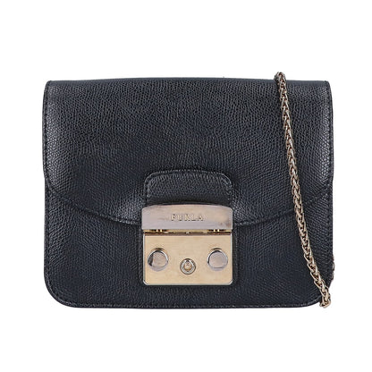 FURLA フルラ G6400/B5 METROPOLIS メトロポリタン フラップ チェーン ショルダーバッグ
